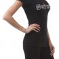 Size Medium Rhinestone SAINTS Short Sleeve Tee