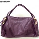 Purple & Gold "Leather" Handbag