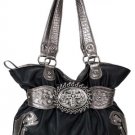 Black Cross Handbag