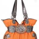 Orange Cross Handbag