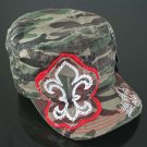 Camo Fleur de Lis Hat