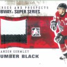 09/10 H&P Subway Super Series Brandon Gormley Number Black /6