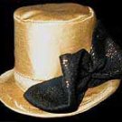 Gold Victorian Top Hat