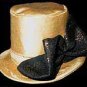 Gold Victorian Top Hat
