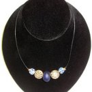 24" Duel Suns in the Blue Sky Necklace - Item#: ZZ-1F
