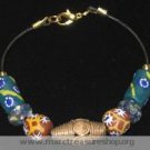8" Swirl & Multi Colored Beaded Bracelet - Item#: ZZ-D