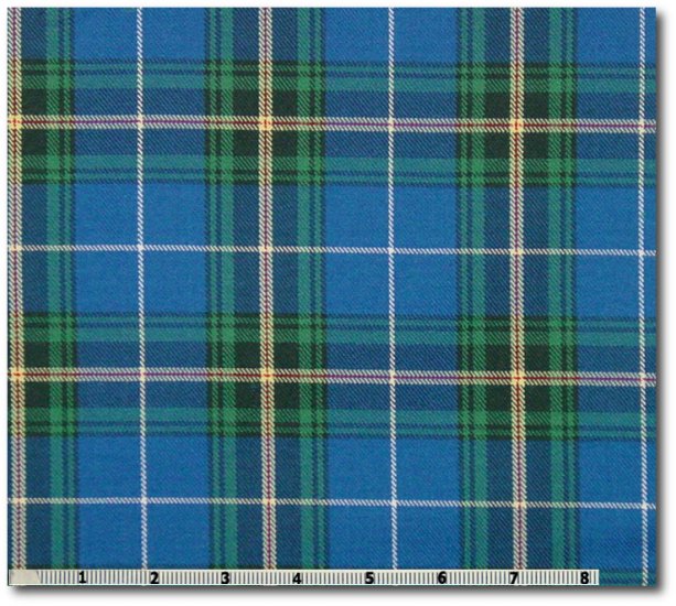 NOVA SCOTIA provincial tartan fabric by the yard 65 polyester 35 viscose