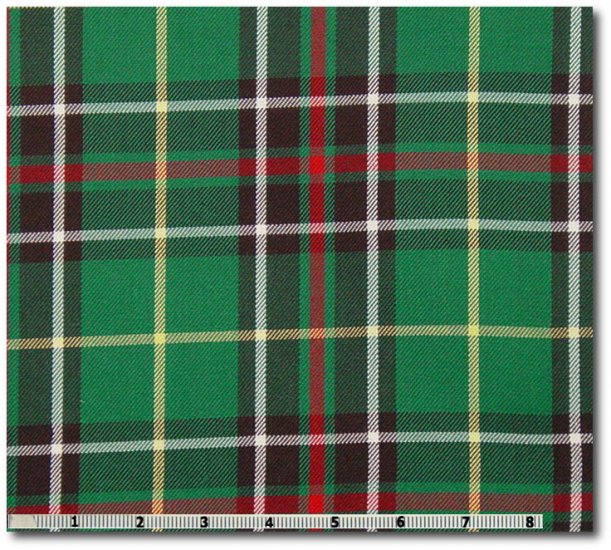 NEWFOUNDLAND provincial tartan fabric by the yard 65% polyester 35% ...