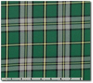 CAPE BRETON tartan fabric by the yard 65% polyester 35% viscose small sett