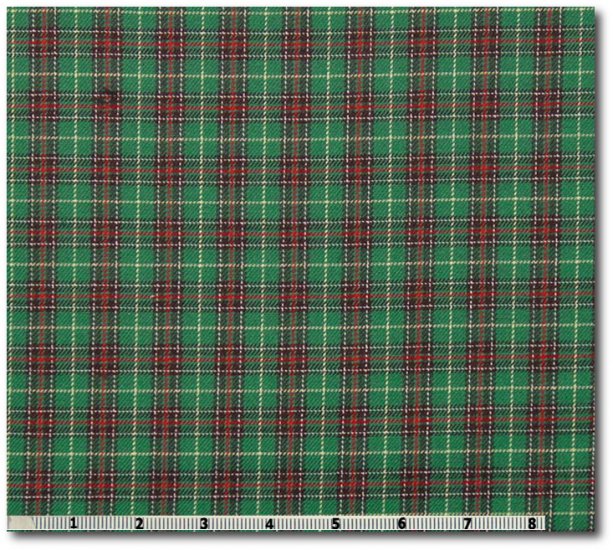 NEWFOUNDLAND provincial tartan fabric by the yard 65 polyester 35