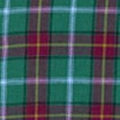 MANITOBA provincial tartan fabric BY THE HALF-YARD, 100% wool