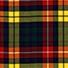 BUCHANAN clan tartan fabric BY THE HALF-YARD, 100% wool