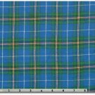 NOVA SCOTIA provincial tartan, 100% cotton homespun flannel, 60" small sett