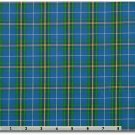 NOVA SCOTIA provincial tartan, 100% cotton poplin, small sett