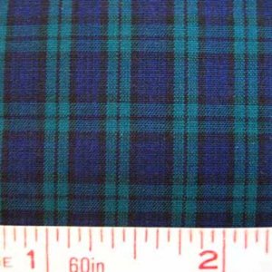 BLACK WATCH tartan, 65% polyester/35% cotton shirting