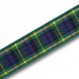 5 yds GORDON TARTAN polyester ribbon, 5/8" width