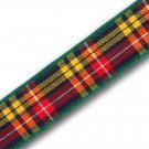 5 yds BUCHANAN TARTAN polyester ribbon, 5/8" width