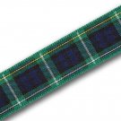 5 yds CAMPBELL TARTAN polyester ribbon, 5/8" width