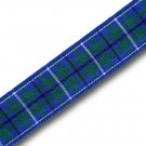 5 yds DOUGLAS TARTAN polyester ribbon, 5/8" width