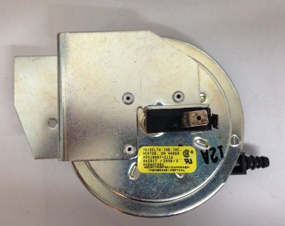 TRANE GAS FURNACE Pressure Switch PPS100072116, HK06WC086