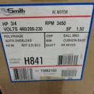 AO SMITH ELECTRIC MOTOR H841 CAT# 8-158821-20 3/4 HP 230/460 VOLT