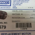 FASCO D579 UNIT BEARING  ELECTRIC MOTOR REFRIGERATION 115V 50 WATT