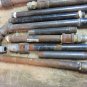 Black pipe assortment threaded steel pipe 1/2" nipples and elbows 60 pieces
