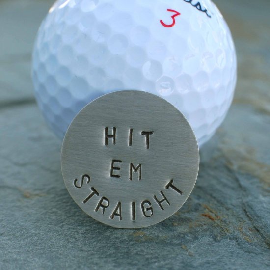 Personalized Sterling Silver GOLF BALL MARKERS GREAT GIFT