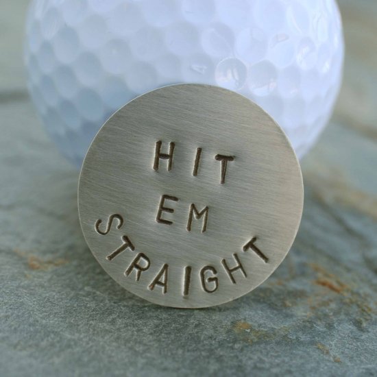 Personalized Sterling Silver GOLF BALL MARKERS GREAT GIFT