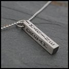 Guys and Girls Bar Necklace