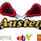 Custom Personalized Iron-on Patch - Lacrosse Custom Personalized Iron-on Patch - Lacrosse