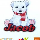 Custom Personalized Iron-on Patch - Polar Bear