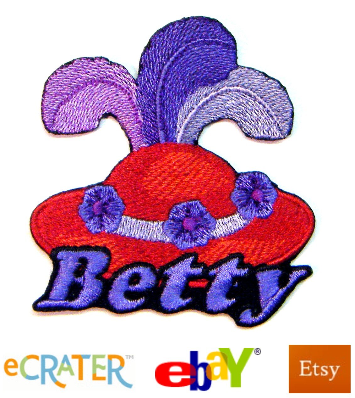 Custom Personalized Ironon Patch Red Hat