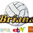Custom Personalized Iron-on Patch - Volleyball Custom Personalized Iron-on Patch - Volleyball