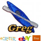 Custom Personalized Iron-on Patch - Kayak