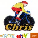 Custom Personalized Iron-on Patch - Bicycling Custom Personalized Iron-on Patch - Bicycling