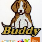 Custom Personalized Iron-on Patch - Beagle Custom Personalized Iron-on Patch - Beagle