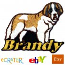 Custom Personalized Iron-on Patch - Saint Bernard Custom Personalized Iron-on Patch - Saint Bernard