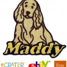 Custom Personalized Iron-on Patch - Cocker Spaniel