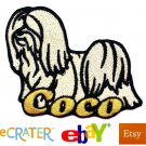 Custom Personalized Iron-on Patch - Lhasa Apso Custom Personalized Iron-on Patch - Lhasa Apso
