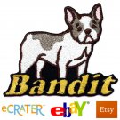 Custom Personalized Iron-on Patch - French Bulldog