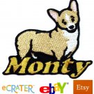 Custom Personalized Iron-on Patch - Pembroke Welsh Corgi Custom Personalized Iron-on Patch - Pembroke Welsh Corgi