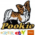 Custom Personalized Iron-on Patch - Papillon Custom Personalized Iron-on Patch - Papillon