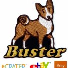 Custom Personalized Iron-on Patch - Basenji Custom Personalized Iron-on Patch - Basenji