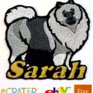Custom Personalized Iron-on Patch - Keeshond Custom Personalized Iron-on Patch - Keeshond