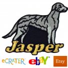 Custom Personalized Iron-on Patch - Scottish Deerhound Custom Personalized Iron-on Patch - Scottish Deerhound