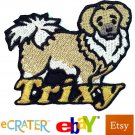 Custom Personalized Iron-on Patch - Tibetan Spaniel