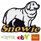 Custom Personalized Iron-on Patch - Great Pyrenees