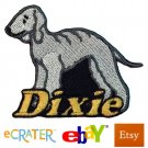 Custom Personalized Iron-on Patch - Bedlington Terrier