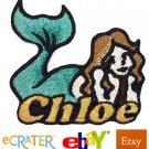 Custom Personalized Iron-on Patch - Mermaid